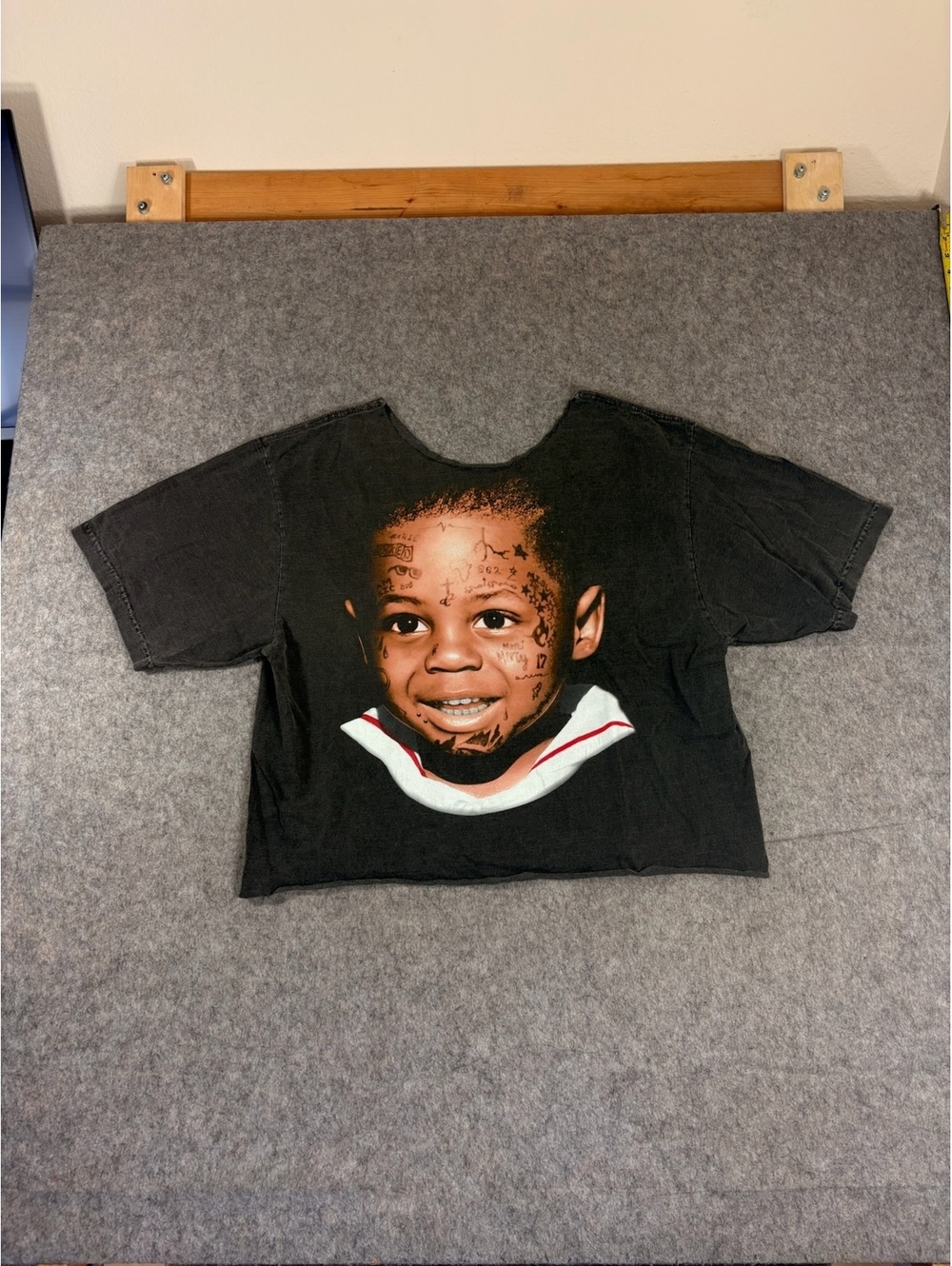 Lil Wayne Tha Carter VI cropped graphic T-shirt size M